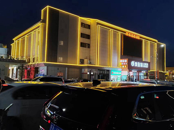 博尔塔拉楼体亮化