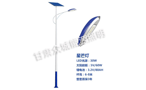 博尔塔拉太阳能路灯核心技术参数解读